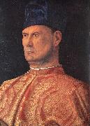 BELLINI, Giovanni Portrait of a Condottiere (Jacopo Marcello)  yr6 Spain oil painting artist
